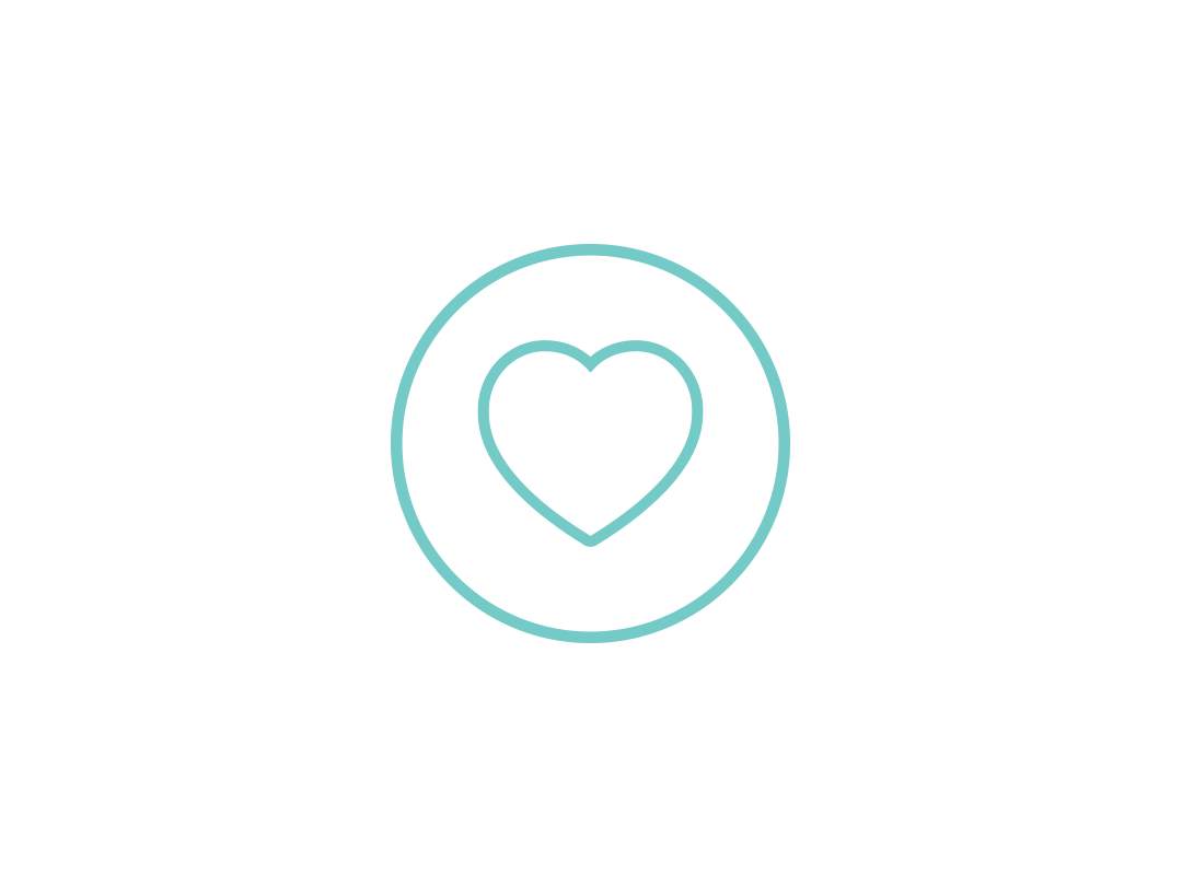 heart infographic for branding services