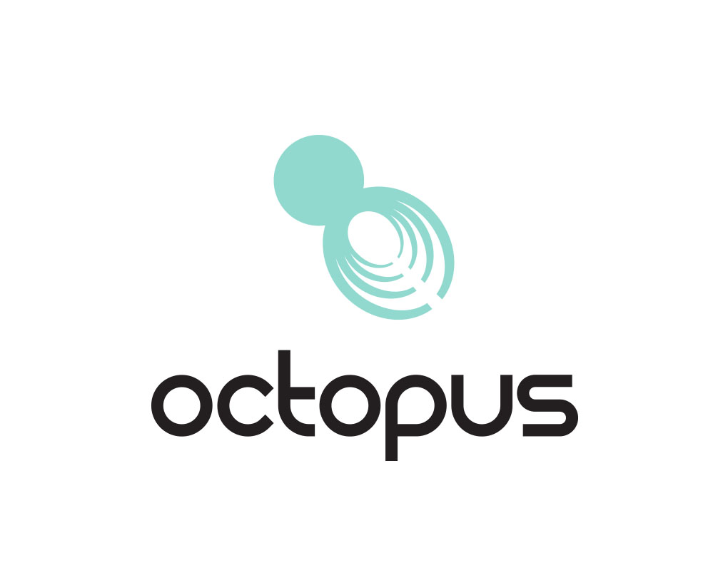 Octopus company logo creative reviews and about us and branding