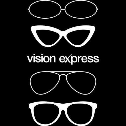 white graphic glasses shapes illustrations creativity for Vision Express E-Learning Platform