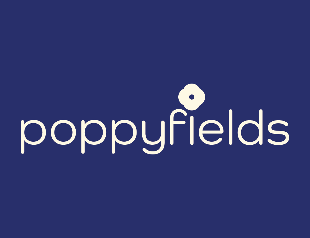 poppyfields ivory company logo creativity branding